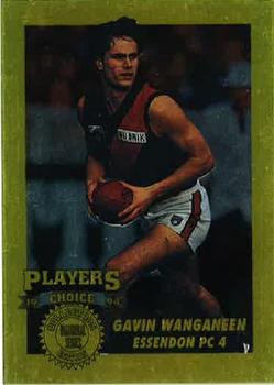 1994 Dynamic AFLPA - Players Choice #PC4 Gavin Wanganeen Front